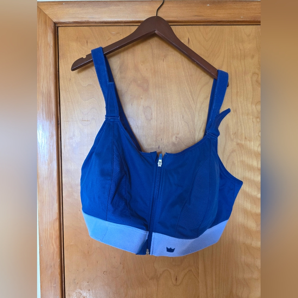 SHEFIT Blue and Light Blue Sports Bra